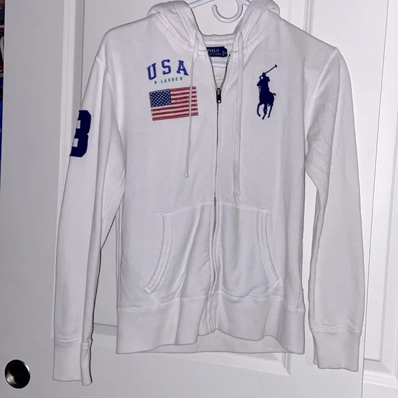 POLO RALPH LAREN XS white jacket